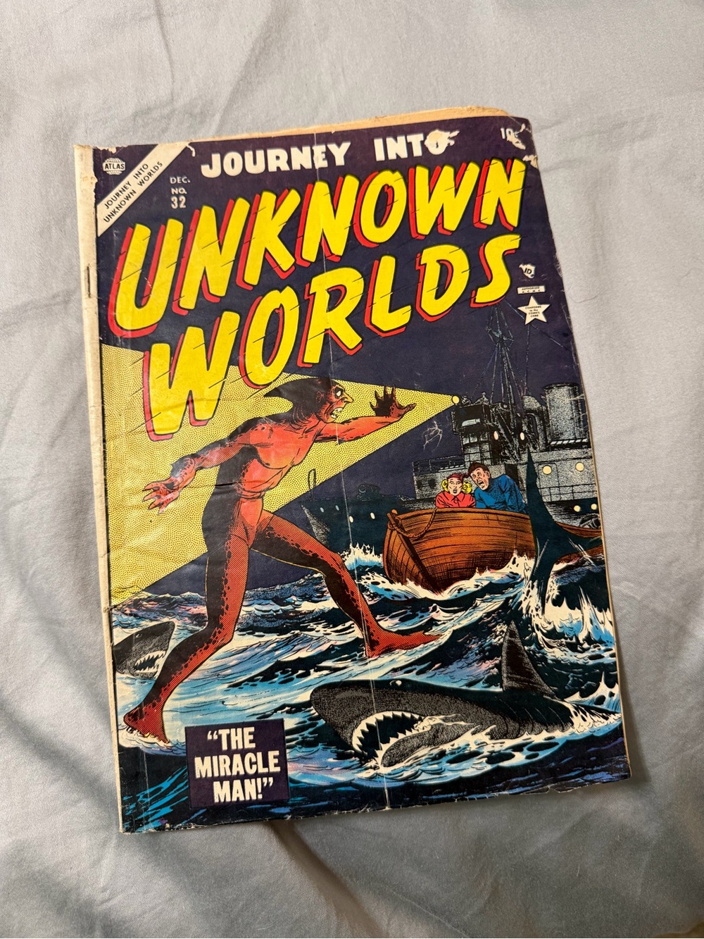 1954 Atlas Comics Journey Into Unknown Worlds #32 Pre-Marvel Horror Comic